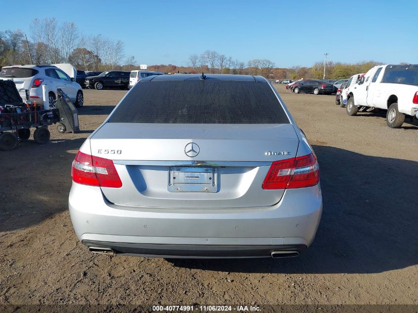 2010 Mercedes-Benz E 550 4Matic VIN: WDDHF9AB6AA231539 Lot: 40774991