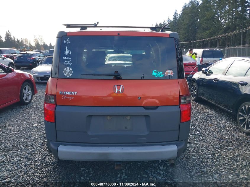 2004 Honda Element Ex VIN: 5J6YH28564L016337 Lot: 40775030