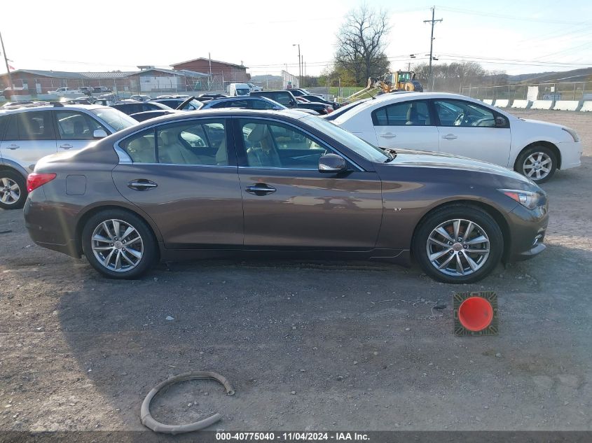 2014 Infiniti Q50 Premium VIN: JN1BV7AR2EM697528 Lot: 40775040