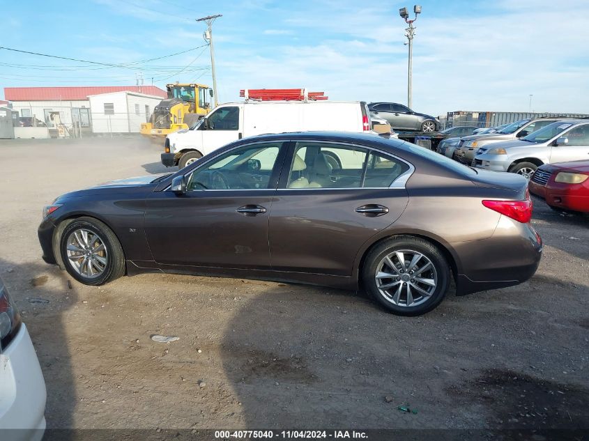 2014 Infiniti Q50 Premium VIN: JN1BV7AR2EM697528 Lot: 40775040