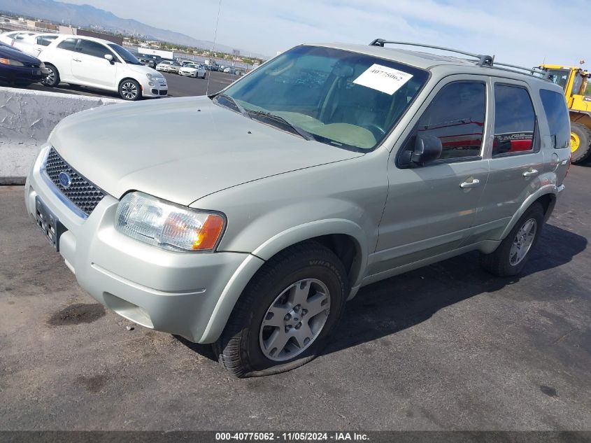 2004 Ford Escape Limited VIN: 1FMCU04144KA43492 Lot: 40775062