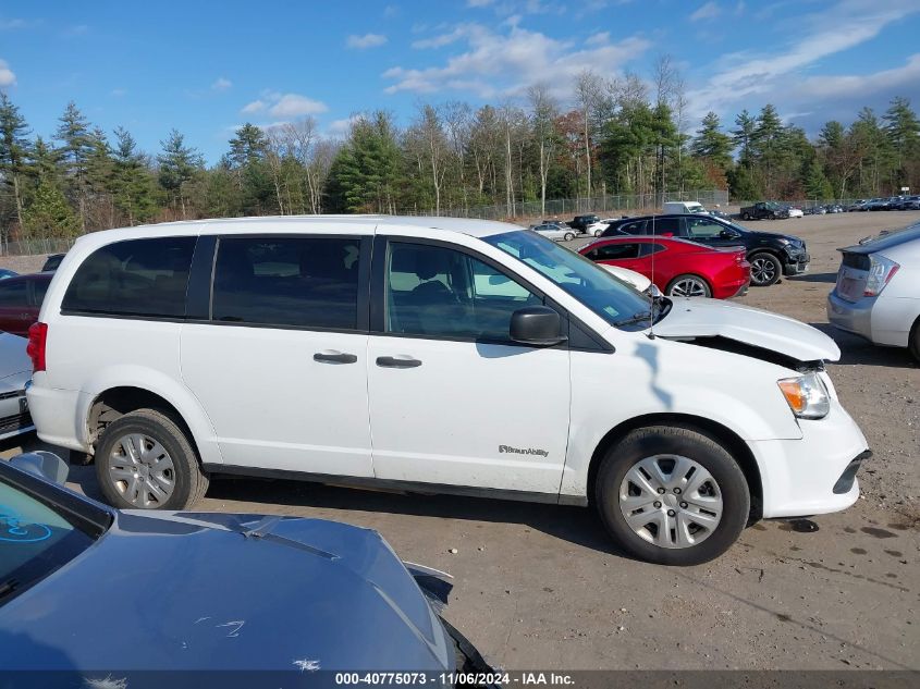 2019 Dodge Grand Caravan Se VIN: 2C7WDGBG6KR795391 Lot: 40775073