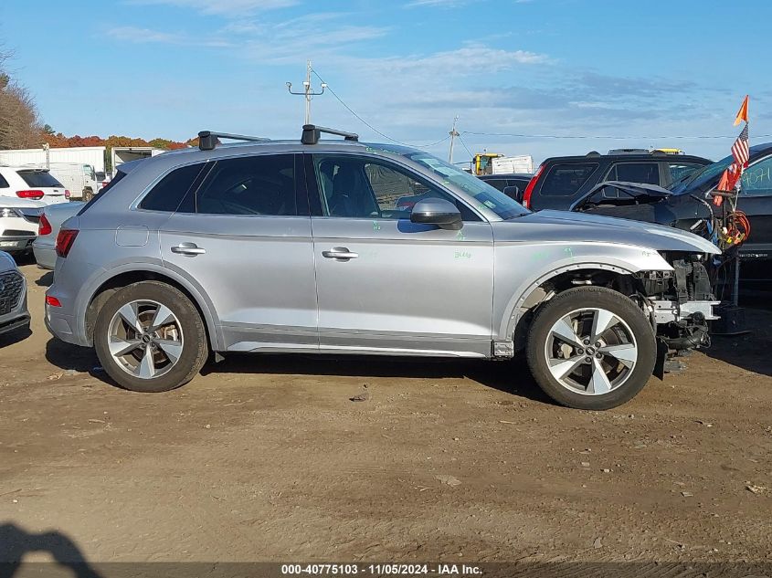 2022 Audi Q5 Premium Plus 40 Tfsi Quattro S Tronic VIN: WA1BBAFY9N2079793 Lot: 40775103