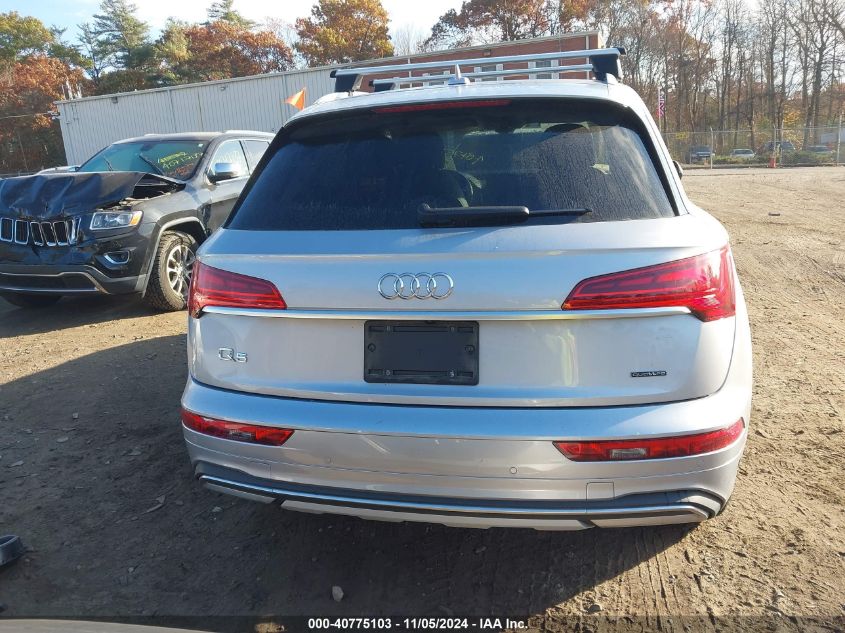 2022 Audi Q5 Premium Plus 40 Tfsi Quattro S Tronic VIN: WA1BBAFY9N2079793 Lot: 40775103