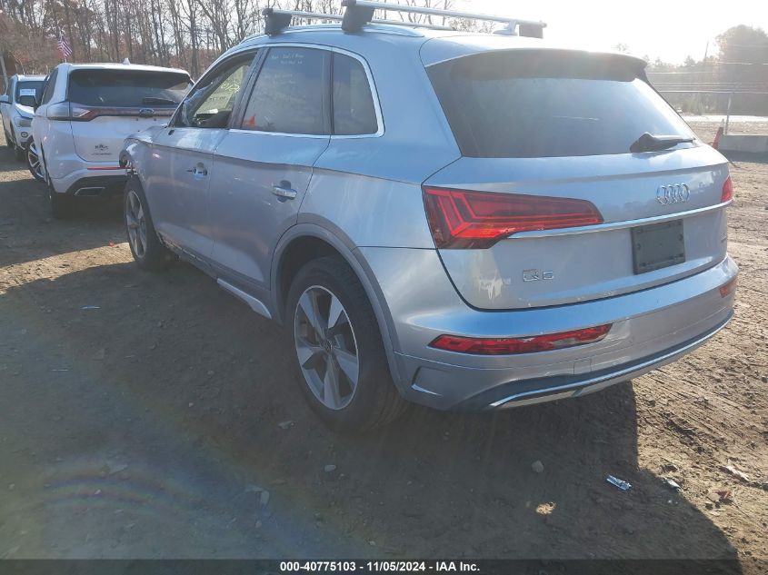 VIN WA1BBAFY9N2079793 2022 Audi Q5, Premium Plus 40... no.3