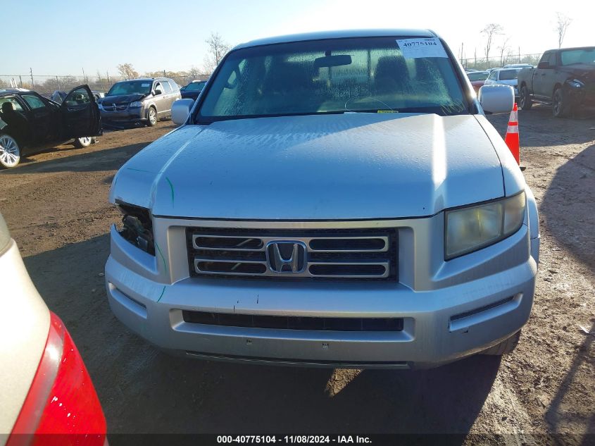 2008 Honda Ridgeline Rts VIN: 2HJYK16468H512250 Lot: 40775104