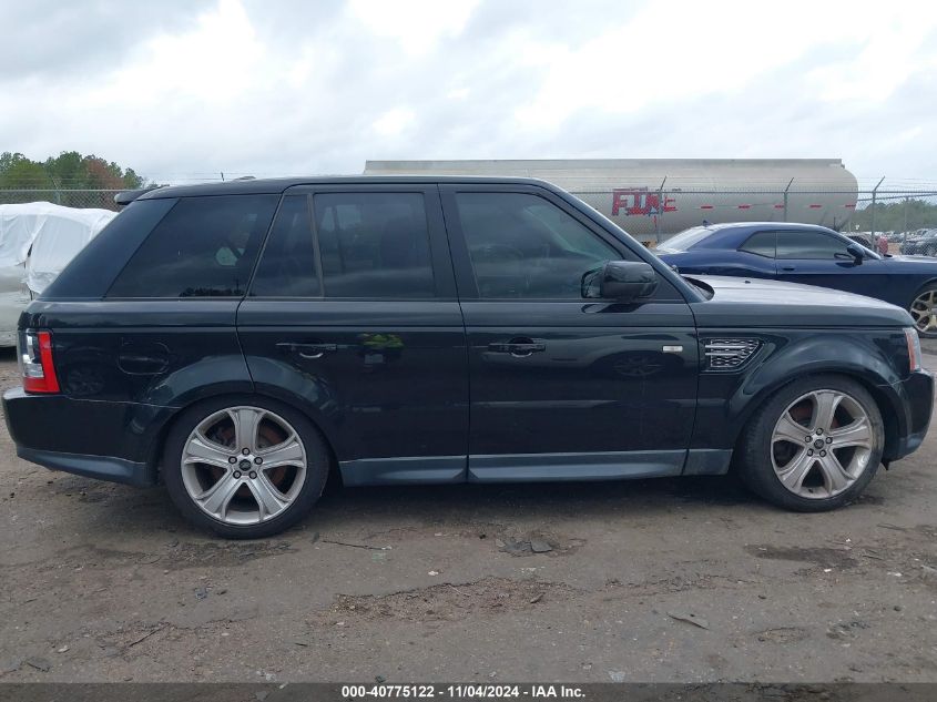 2013 Land Rover Range Rover Sport Lux VIN: SALSK2D47DA801349 Lot: 40775122