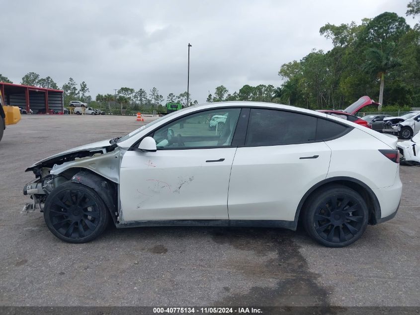 2021 TESLA MODEL Y LONG RANGE DUAL MOTOR ALL-WHEEL DRIVE - 5YJYGDEE1MF243687