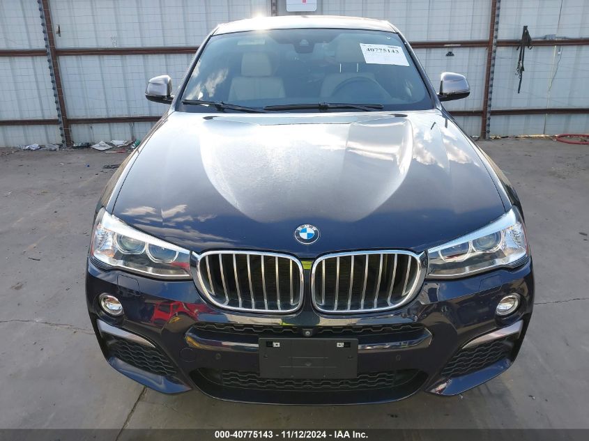 2017 BMW X4 M40I VIN: 5UXXW7C52H0U25226 Lot: 40775143