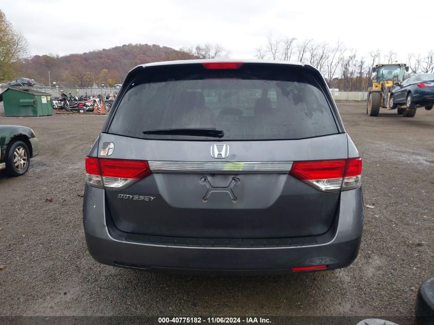 2016 Honda Odyssey Lx VIN: 5FNRL5H2XGB082901 Lot: 40775182