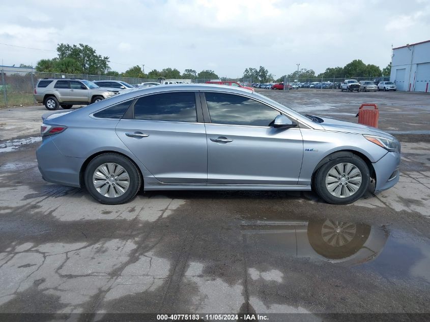 2016 Hyundai Sonata Hybrid Se VIN: KMHE24L1XGA037388 Lot: 40775183