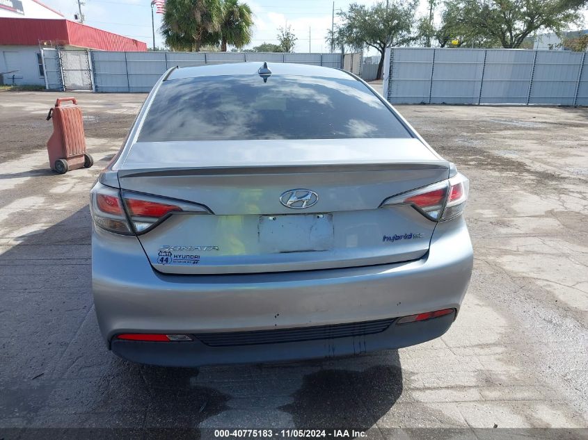 2016 Hyundai Sonata Hybrid Se VIN: KMHE24L1XGA037388 Lot: 40775183