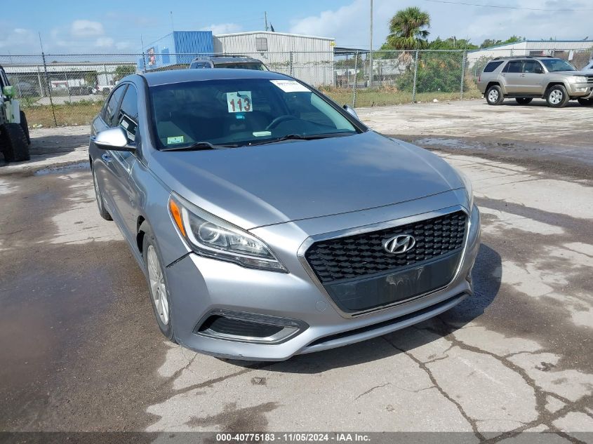 2016 Hyundai Sonata Hybrid Se VIN: KMHE24L1XGA037388 Lot: 40775183