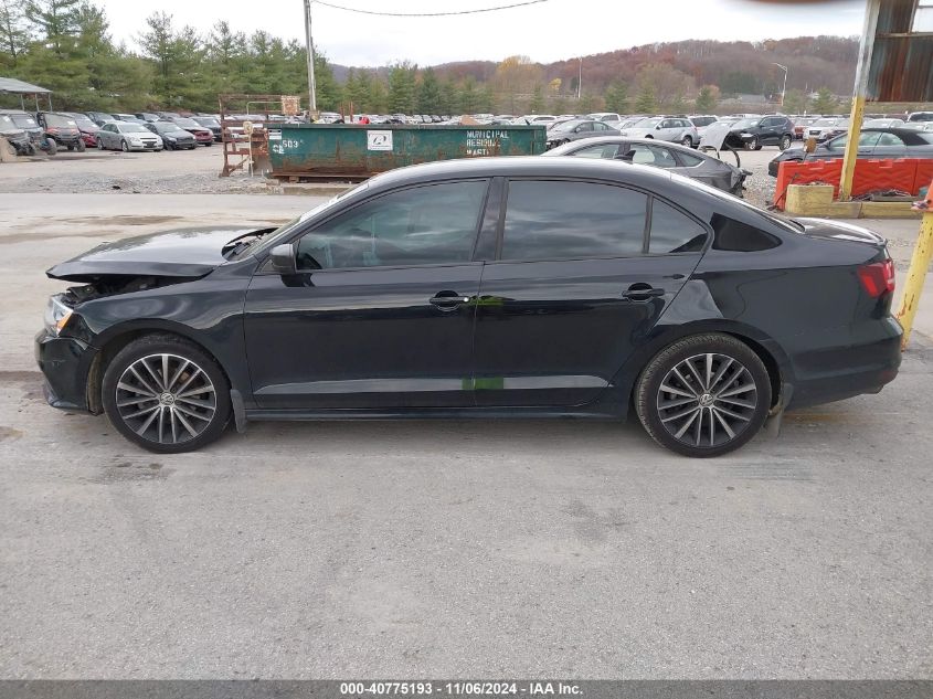 2016 Volkswagen Jetta 1.8T Sport VIN: 3VWD17AJ5GM297768 Lot: 40775193