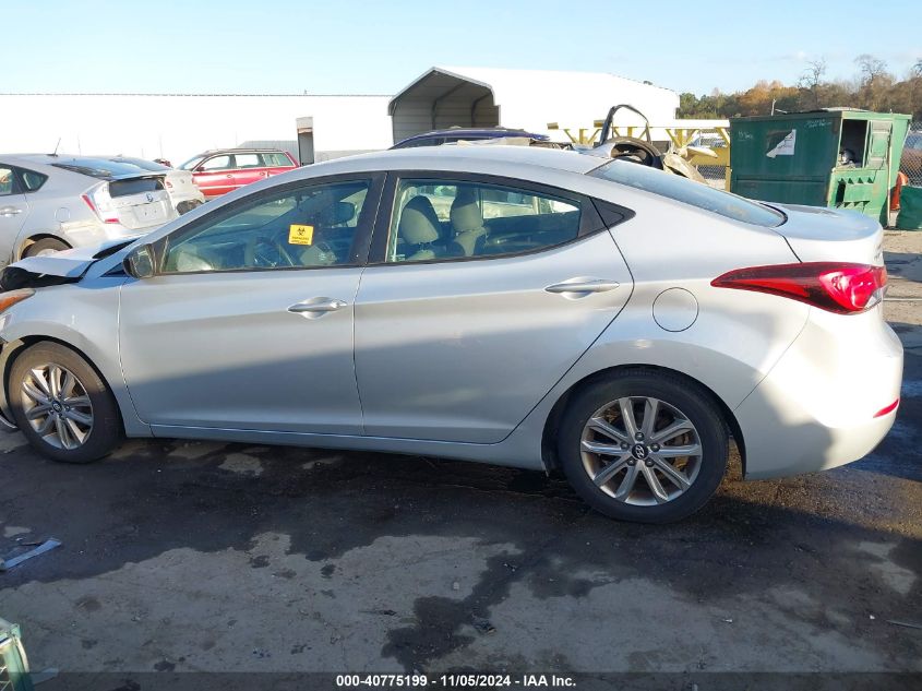 2014 Hyundai Elantra Se VIN: 5NPDH4AE2EH465207 Lot: 40775199