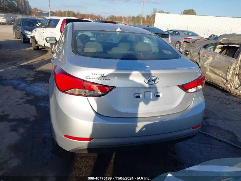 2014 Hyundai Elantra Se VIN: 5NPDH4AE2EH465207 Lot: 40775199