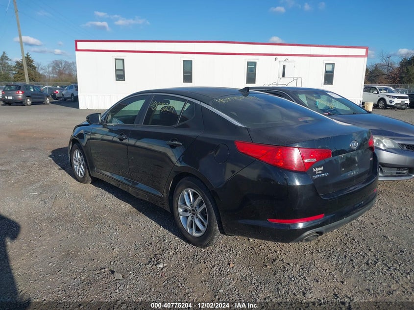 Vin: knagm4a75b5163056, lot: 41264685, kia optima lx 20113