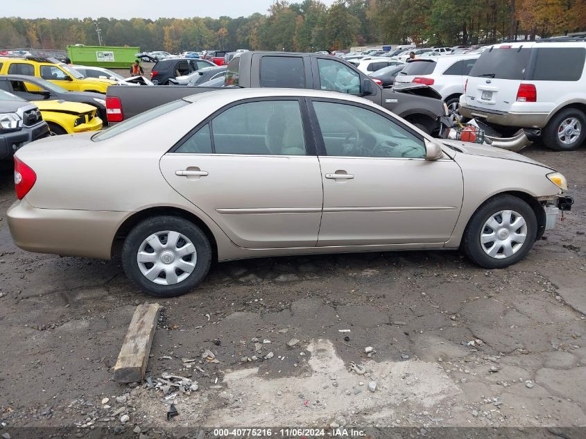 2003 Toyota Camry Le VIN: 4T1BE32K33U731217 Lot: 40775216