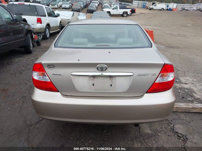 2003 Toyota Camry Le VIN: 4T1BE32K33U731217 Lot: 40775216