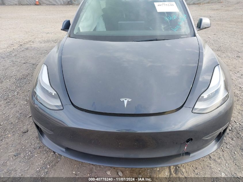 2023 Tesla Model 3 Rear-Wheel Drive VIN: 5YJ3E1EA3PF700791 Lot: 40775240