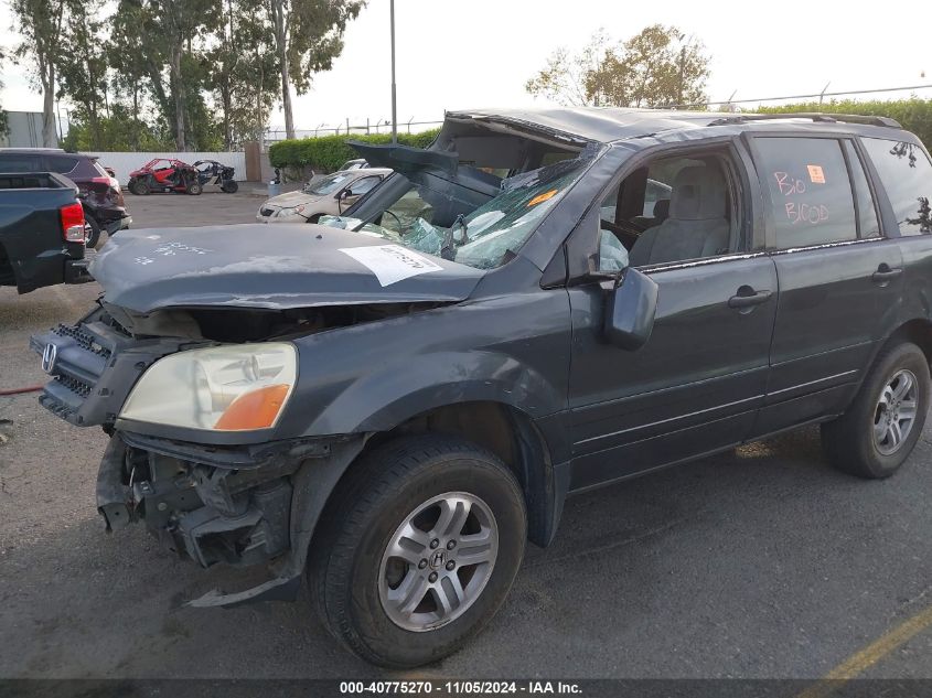 2003 Honda Pilot Ex VIN: 2HKYF18483H587148 Lot: 40775270