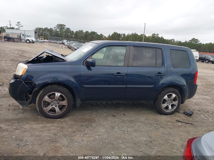 2012 Honda Pilot Ex-L VIN: 5FNYF4H58CB026134 Lot: 40775297