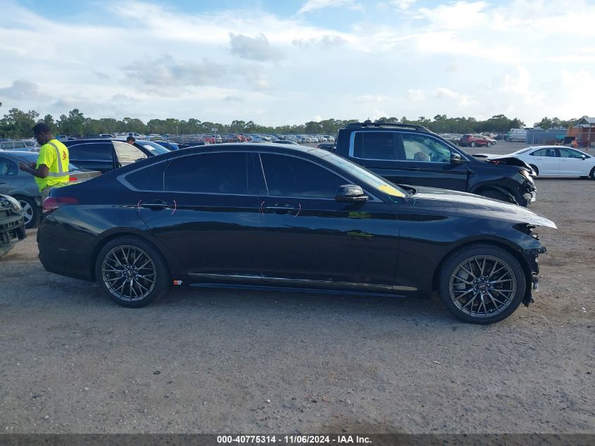 2018 Genesis G80 3.3T Sport VIN: KMHGN4JB0JU232384 Lot: 40775314