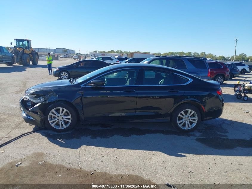 2015 Chrysler 200 Limited VIN: 1C3CCCAB7FN715833 Lot: 40775338