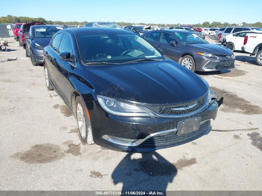 VIN 1C3CCCAB7FN715833 2015 CHRYSLER 200 no.1