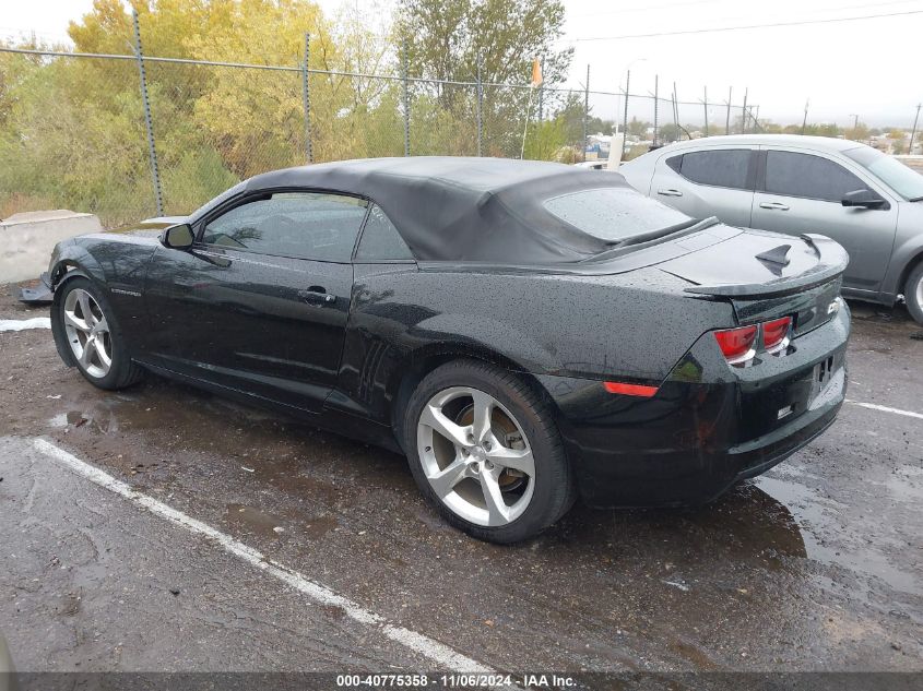 2013 Chevrolet Camaro 2Lt VIN: 2G1FC3D38D9106028 Lot: 40775358