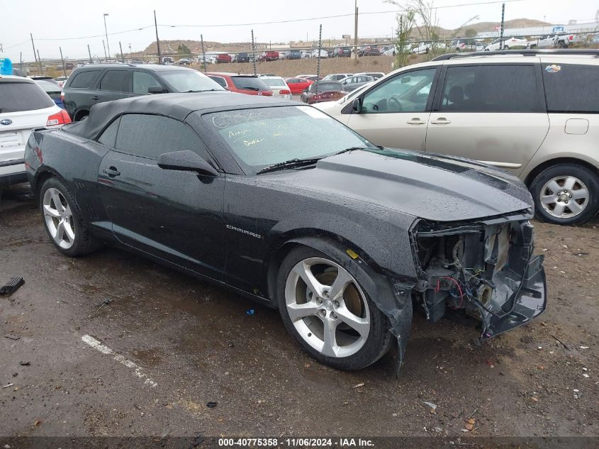 2013 Chevrolet Camaro 2Lt VIN: 2G1FC3D38D9106028 Lot: 40775358