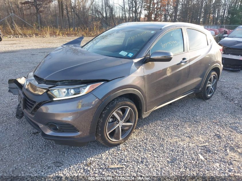 VIN 3CZRU6H56NM754713 2022 Honda HR-V, Awd Ex no.2