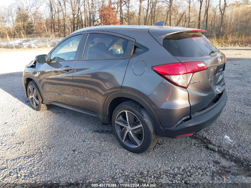 VIN 3CZRU6H56NM754713 2022 Honda HR-V, Awd Ex no.3