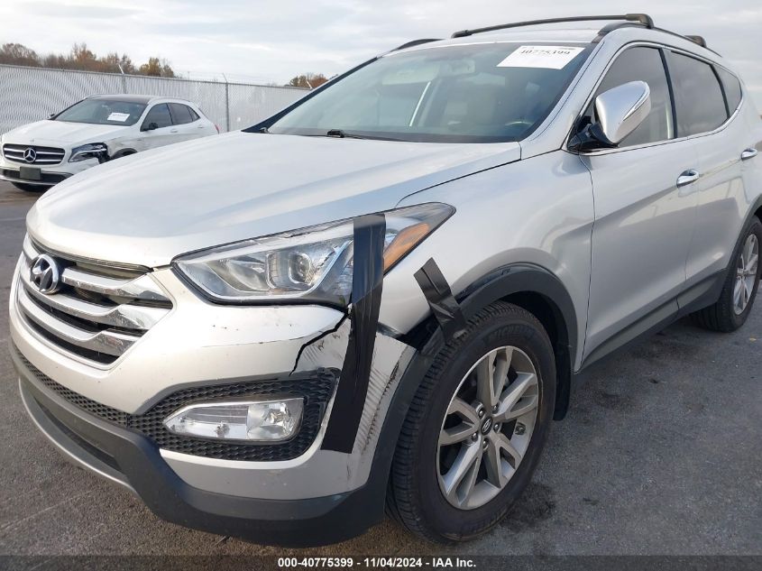 2015 HYUNDAI SANTA FE SPORT 2.0L TURBO - 5XYZU3LA9FG265035