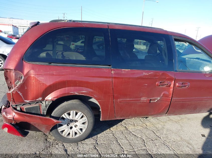 2007 Chrysler Town & Country Lx VIN: 2A4GP44R07R266803 Lot: 40775404