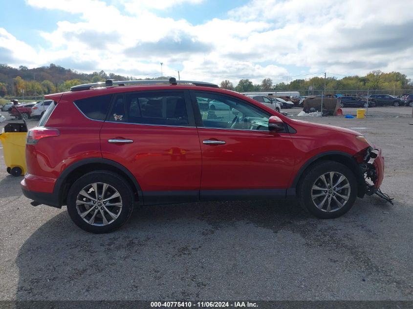 2017 Toyota Rav4 Limited/Se/Platinum VIN: 2T3DFREV1HW617472 Lot: 40775410