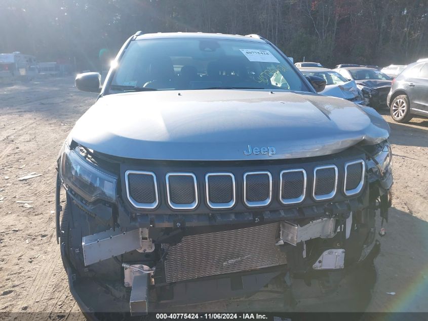 2022 Jeep Compass Latitude 4X4 VIN: 3C4NJDBBXNT116504 Lot: 40775424