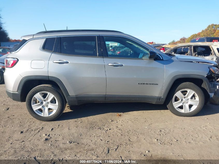 2022 JEEP COMPASS LATITUDE 4X4 - 3C4NJDBBXNT116504