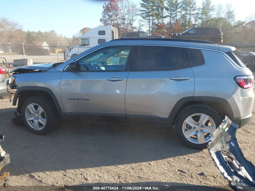 2022 JEEP COMPASS LATITUDE 4X4 - 3C4NJDBBXNT116504