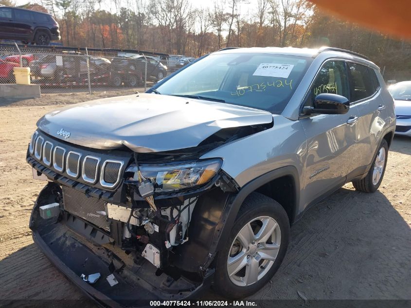 VIN 3C4NJDBBXNT116504 2022 Jeep Compass, Latitude 4X4 no.2