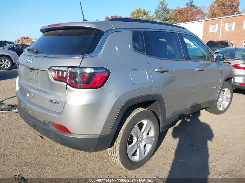 2022 JEEP COMPASS LATITUDE 4X4 - 3C4NJDBBXNT116504