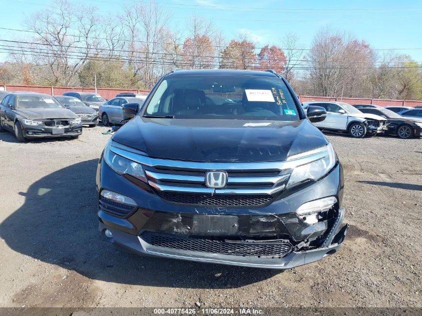 2016 Honda Pilot Touring VIN: 5FNYF6H92GB075172 Lot: 40775426