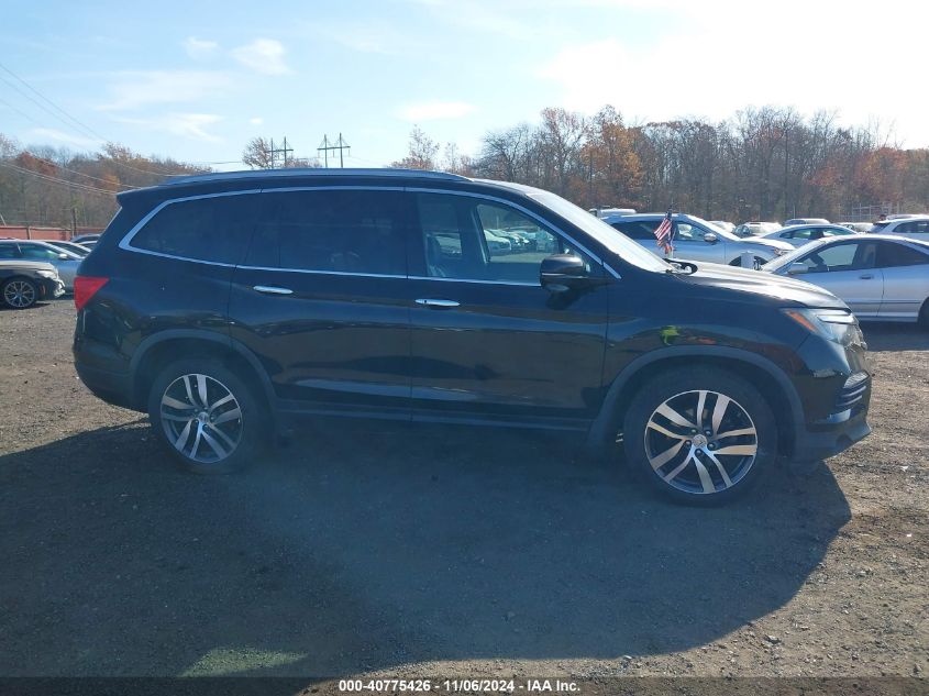 2016 Honda Pilot Touring VIN: 5FNYF6H92GB075172 Lot: 40775426