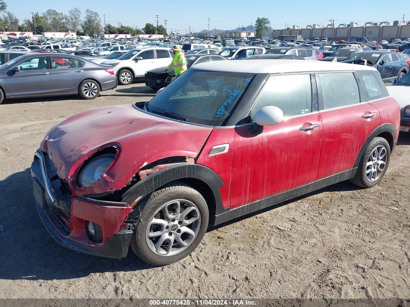 Vin: wmwln5c51g2e30234, lot: 41264909, mini clubman cooper 20162