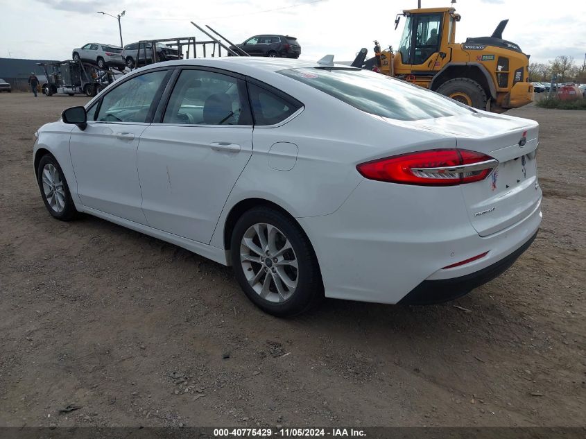 VIN 3FA6P0HD4LR146618 2020 Ford Fusion, SE no.3