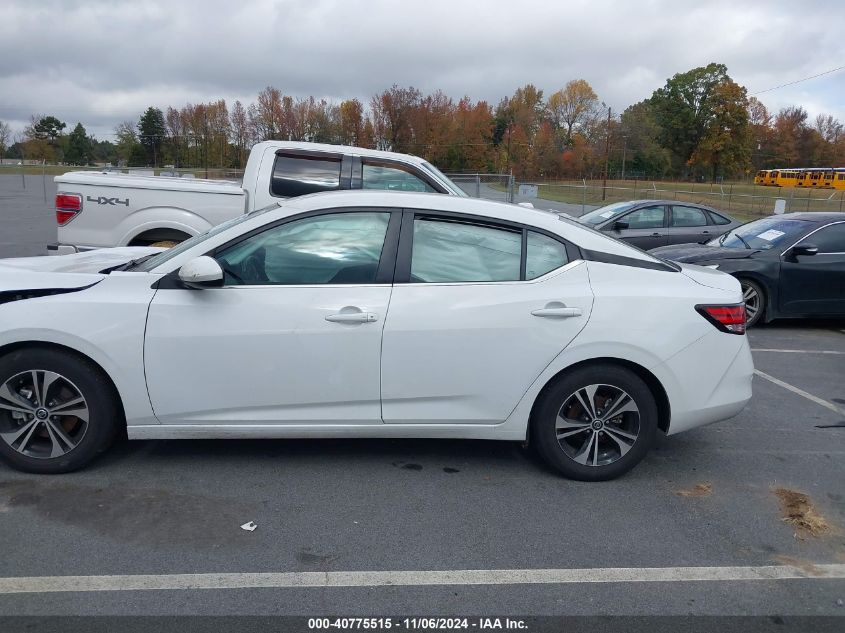 2022 Nissan Sentra Sv Xtronic Cvt VIN: 3N1AB8CV6NY318306 Lot: 40775515