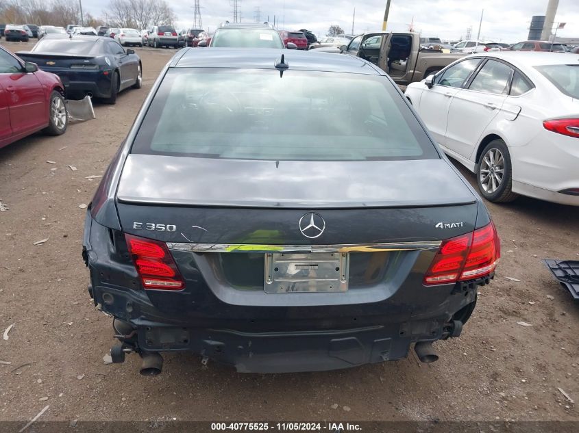 2014 Mercedes-Benz E 350 4Matic VIN: WDDHF8JB6EB009416 Lot: 40775525