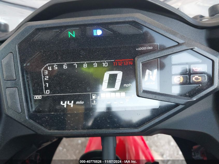 2024 Kawasaki Ex500 VIN: ML5EXGG13RBA28600 Lot: 40775526