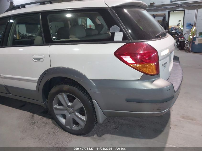 2005 Subaru Outback 3.0R L.l. Bean Edition VIN: 4S4BP86C554377259 Lot: 40775527