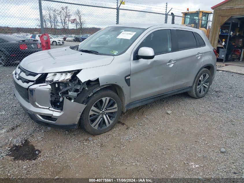 2022 Mitsubishi Outlander Sport 2.0 Es VIN: JA4ARUAU4NU013086 Lot: 40775561